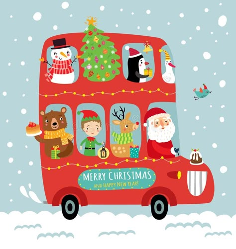 Bus Crash, Merry Christmas Quotes, A Very Merry Christmas, Cute Christmas Wallpaper, Merry Christmas Images, Navidad Christmas, Christmas Poster, Christmas Drawing, Christmas Postcard