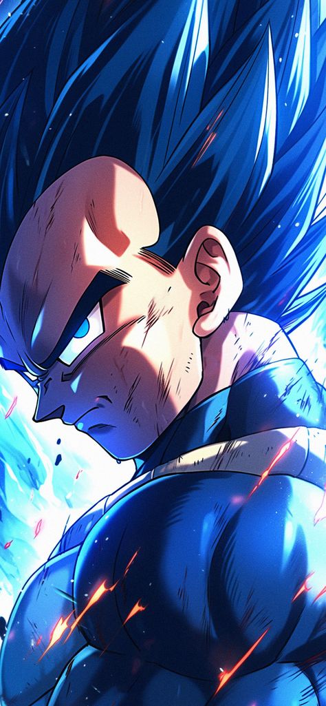 Anime Character, Dragon Ball, Hair, Anime, Blue