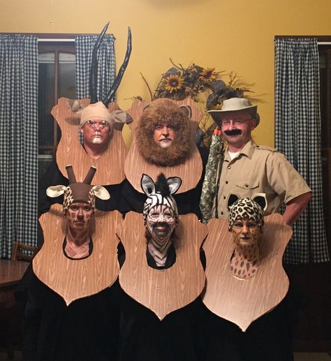 2015 Halloween - Safari hunter... Adult Safari Games, Halloween Safari Costumes, Safari Hunter Costume, Diy Jungle Costume, Safari Theme Costume, Party Animal Outfit, Jungle Halloween Costume, Safari Couple Costume, Animal Themed Outfits