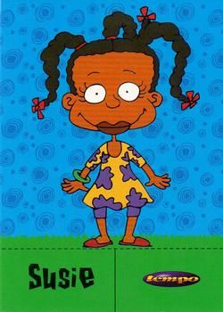 1997 Tempo Rugrats #80 Susie | Trading Card Database Rugrats Art, Rugrats All Grown Up, Sports Gallery, Old School Cartoons, All Grown Up, Cricut Ideas, Trading Card, Nickelodeon, Cartoon Drawings