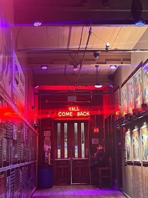 Outlaw Aesthetic Western, Western Home Bar, Country Dive Bar Aesthetic, Home Dive Bar, Western Saloon Aesthetic, Western Bar Decor, Nashville Bar Aesthetic, Country Bars, Western Speakeasy