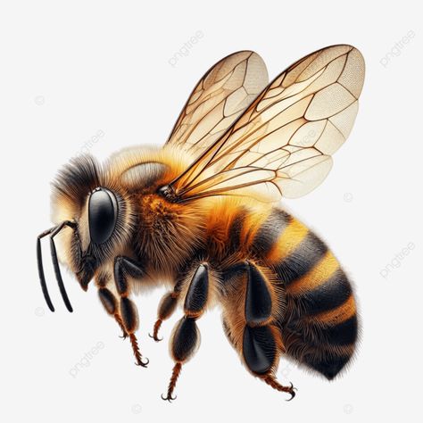 Bee Reference, Bee Fly, Bee Things, Bee Pictures, Bee Clipart, Photoshop Ideas, Logo Cloud, Bee Illustration, Bee Honey