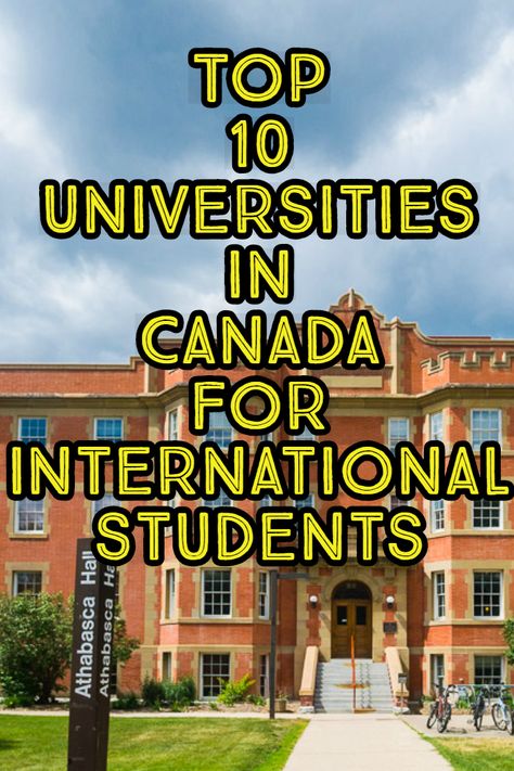 The Video lists the Top 10 Universities in Canada for International Students. These top Canadian universities have been ranked as one of the best universities in the country and also in the world. Be sure to check out the information in the video. The video also provides the academic requirements for students to get into those universities. Canada Universities, Canada University, West Coast University, University In Canada, Universities In Canada, Best Universities, Canadian Universities, Study In Canada, American States