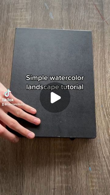 Sketchbook Art Watercolor, Beginner Painting Watercolor, Water Colour On Canvas, Learn Watercolor Painting Step By Step, Watercolor Landscape Step By Step, Water Colors Painting Landscaping, More To Explore, Paintings With Watercolour, Watercolor Paintings For Beginners Video