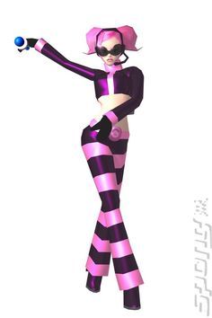 Ulala from Space Cha Ulala from Space Channel 5 2 definitely my fave costume! Space Channel 5, Space Channel, Arte Monster High, 5 Wallpaper, Space Girl, Body Reference Poses, Pose Reference Photo, Art Poses, Retro Futurism