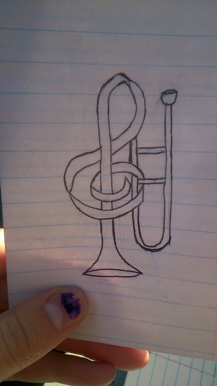 Trombone Tattoo Ideas, Marching Band Tattoos, Trombone Tattoo, Trombone Drawing, Trombone Art, Marching Band Memes, Band Jokes, Music Tattoo Designs, Science Projects For Kids