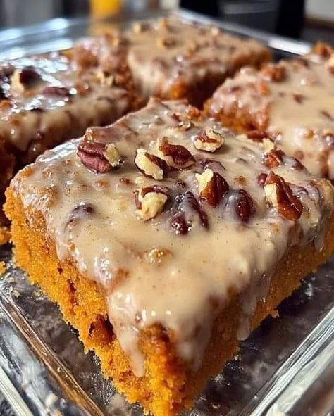 Honeybun Cake Recipe, Honeybun Cake, Sweet Potato Dessert Recipes, Cake With Pecans, Sweet Potato Cake Recipe, Sweet Potato Pound Cake, Sweet Potato Dessert, Honey Bun Cake, Sweet Potato Cake