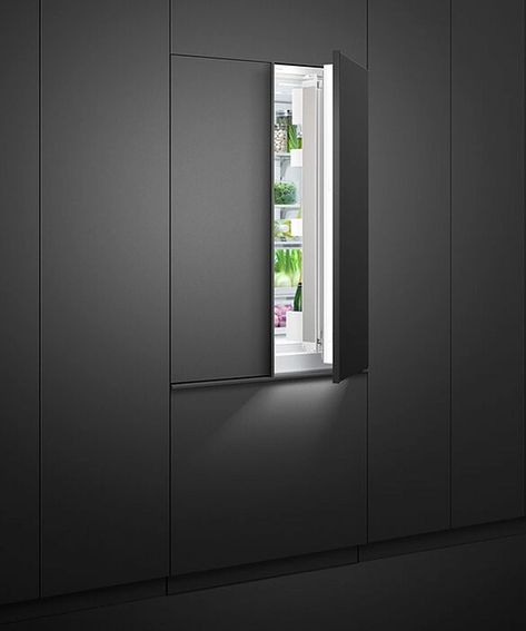 Gallery of Kitchen Cooling - Integrated Fridge Freezer - 2 Panel Ready Refrigerator, Integrated Refrigerator, Counter Depth French Door Refrigerator, Integrated Fridge Freezer, Kitchen Appliance Packages, Built In Refrigerator, Fisher Paykel, Integrated Fridge, Counter Depth