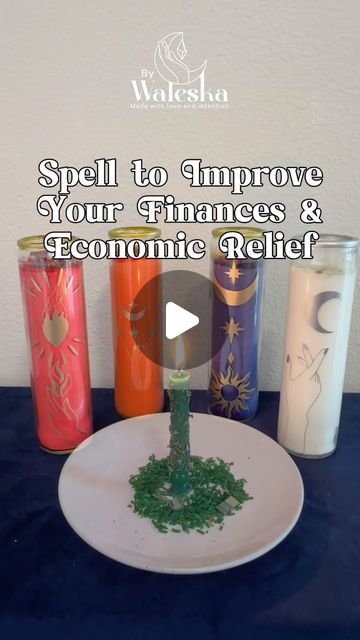 Waleska Rosario on Instagram: "SPELL FOR ECONOMIC RELIEF & IMPROVING FINANCES 💵💰

👉🏽Perform this one on a Thursday (Jupiter Day) to improve your finances and recession proof your wallet!

👉🏽You may use olive oil if you can’t get your hands on some money oil.

👉🏽I used basil but you may use other money attracting herb.

👉🏽If you don’t have money rice, use regular rice and sprinkle with some of the ground herb you used to dress your candle.

👉🏽I like using Scripture in my practice, but if you don’t want to, say your own prayer. The more heartfelt, the better.

👉🏽The praying part is KEY! Pray with faith and focus. Visualize your intentions. Meditate and BE PRESENT.

👉🏽Let the candle burn completely. You may repeat this for 7 days. 

Visit the shop to get your hands on some mon Money Rice, Money Oil, Recession Proof, Candle Burn, Be Present, Burning Candle, Basil, Hands On, Olive Oil