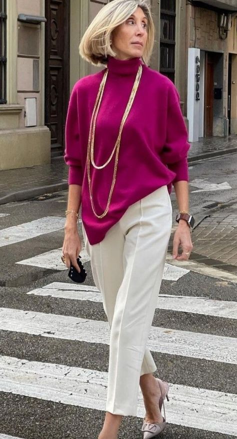 Susi Rejano, Working Wardrobe, Stylish Outfits For Women Over 50, Elegante Casual, 60 Fashion, Trendy Fall Outfits, Older Fashion, Over 50 Womens Fashion, Fashion Mistakes