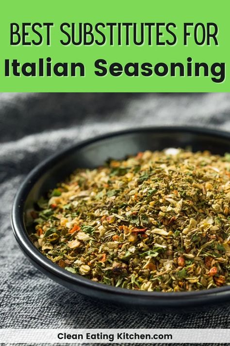 Italian Herb Seasoning is a popular ingredient in cooking. But what can you use if you don’t have it on hand? This article shares the best substitutes for Italian Herbs for your kitchen. Real Food Diet, Spice Blends Recipes, Italian Herbs, Italian Spices, Nutrition Articles, Herb Seasoning, Italian Seasoning, Food Guide, Clean Eating Recipes