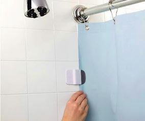 How To Stop Your Shower Curtain From Blowing In: 5 Ways To Stop Your Shower Curtain Blowing In Small Wet Room Ideas, Shower Curtain Weights, Shower Curtain Clips, Bathtub Enclosures, Curtain Alternatives, Gross Things, Diy Shower Curtain, Tiny House Furniture, Wet Room Shower