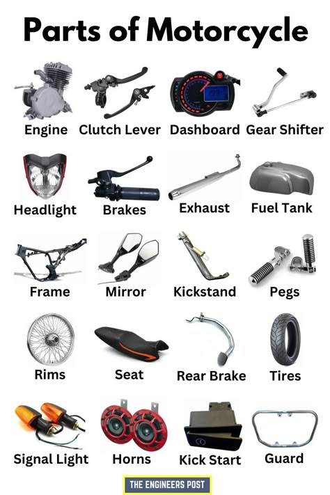 Parts of Motorcycle | Motorcycle Parts | Custom Motorcycle Parts | Motorcycle Parts and Accessories | Motorcycle Spare Parts | Motorcycle Parts Logo | Motorcycle Parts Decor | Motorcycle Parts Name | Motorcycle Parts Pictures | Different Motorcycle Types, Types Of Motorcycle Helmets, Best Beginner Motorcycle, Parts Of Motorcycle, Motorcycle Engine Parts, How To Drive Motorcycle, Motorcycle Must Haves, Motorcycle Information, Parts Of A Motorcycle