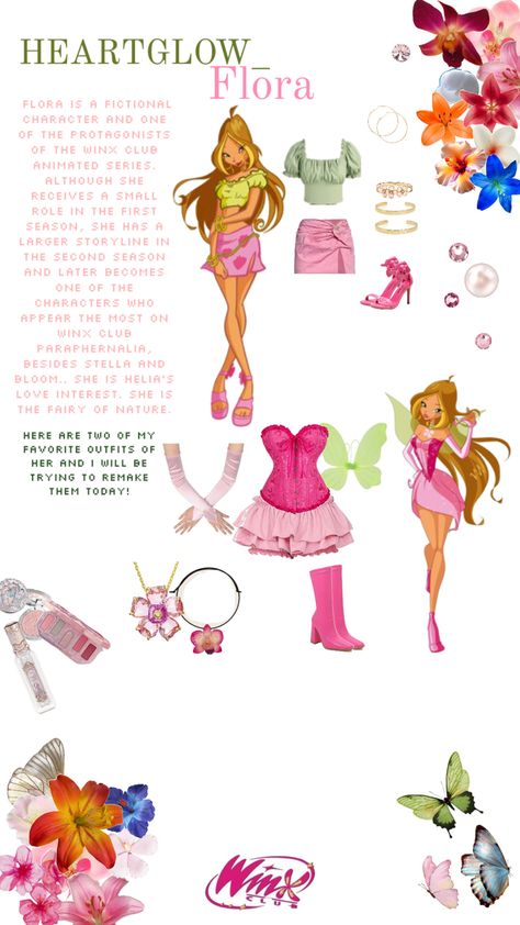 Flora Winx Club Outfit, Flora Winx Club, Pretty Halloween Costumes, Club Outfit, Halloween Costume Outfits, Halloween Inspo, Fairy Costume, Halloween Inspiration, Halloween Looks