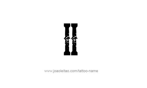 II Roman Numeral Tattoo Designs - Page 4 of 4 - Tattoos with Names Roman Numeral 2 Tattoo, Roman Numeral 2, Tattoos With Names, Roman Numeral Tattoo, Numeral Tattoo, 2 Tattoo, Roman Numeral Tattoos, Name Tattoos, Roman Numeral