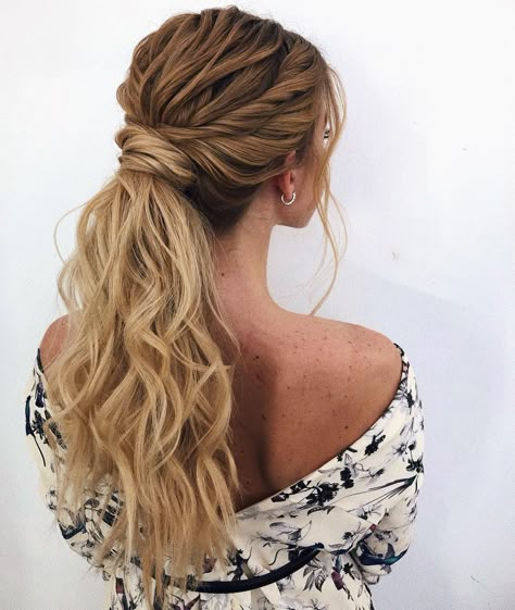 ponytail hairstyles #weddinghair #ponytails #wedding #hairstyles #ponytail #weddinghairstyles Ponytail Hairstyle Ideas, Up Ponytail, Prom Hair Up, 40 Hairstyles, Hairstyles Theme, Quick Hair, Ponytail Hairstyle, Ponytail Hairstyles Easy, Prom 2020