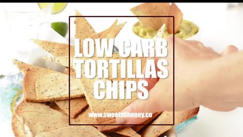 Low Carb Tortilla Chips, Keto Tortilla Chips, Tortilla Chips Recipe, Keto Tortilla, Tortilla Chip Recipe, Low Carb Chips, Baked Tortilla Chips, Homemade Tortilla, Low Carb Crackers