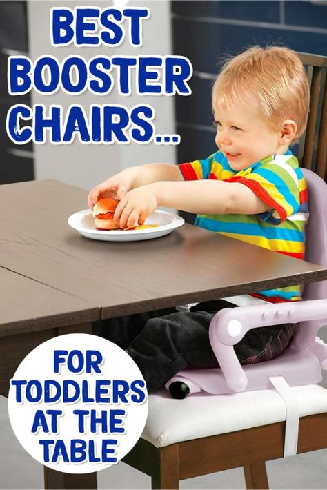 Booster Seats - Best Booster Chairs for Toddlers at the Table - at home OR on the go! Mom Must Haves, Toddler Booster Seat, Booster Chair, Booster Seats, Toddler Schedule, Toddler Essentials, Dad Advice, Toddler Chair, New Parent Advice