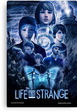 Life is Strange - Cinematic Poster Canvas Print Cinematic Poster, Life Is Strange Wallpaper, Strange Wallpaper, Life Is Strange Fanart, Arcadia Bay, Life Is Strange 2, Life Is Strange 3, Video Game Posters, Chloe Price