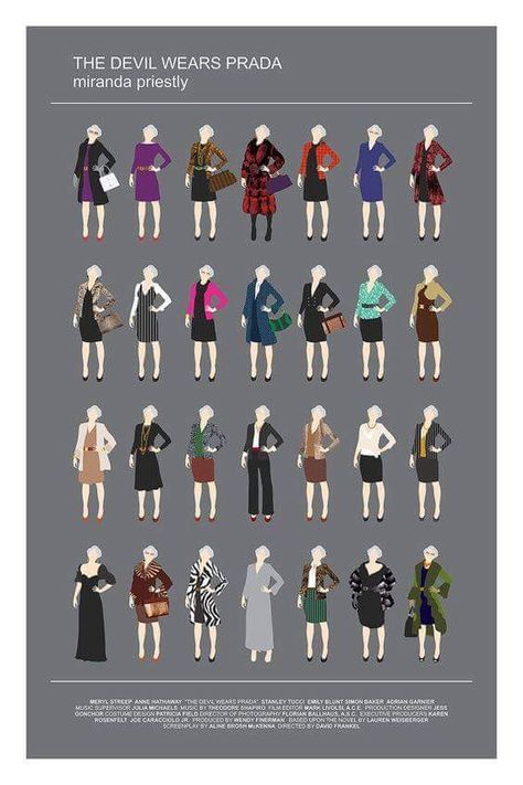 Devil Wears Prada Outfits, Prada Poster, Prada Gifts, Patricia Field, Gay Gifts, Miranda Priestly, Prada Fashion, Minimalist Movie Poster, Devil Wears Prada