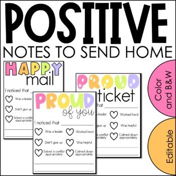 Are you looking for a way to increase positive behavior in your classroom, communicate with parents, and form a positive relationship with your students families? These no prep positive notes home are a perfect way to communicate with parents and recognize positive student behavior! Color and b&w included! You can also edit the tickets to say what you would like them to say for positive choice options! Elementary Parent Communication, Classroom Positive Reinforcement Ideas, Teacher Parent Communication, Parent Communication Ideas, Preschool Parent Communication, Positive Notes Home, Teaching Classroom Management, Teaching Third Grade, Classroom Behavior Management