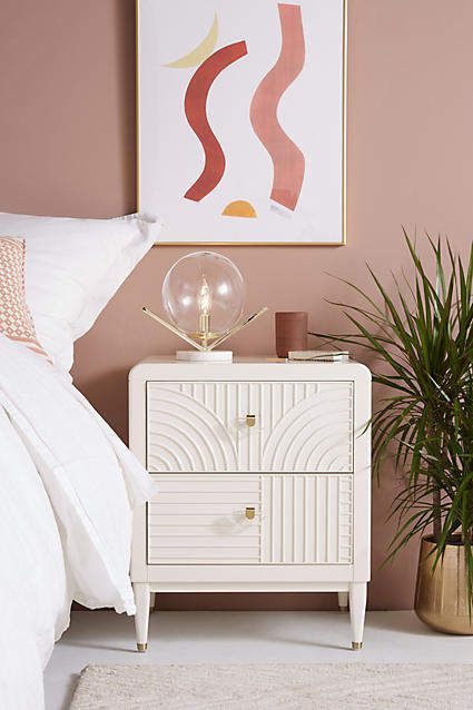 Anthropologie Renwick Nightstand #ad #AnthroFave #AnthroRegistry Anthropologie Girls Bedroom Furniture, Hanging Furniture, Dollar Store Hacks, Trendy Bedroom, Colorful Furniture, Bedroom Furniture Sets, Rustic Furniture, Unique Furniture, My New Room