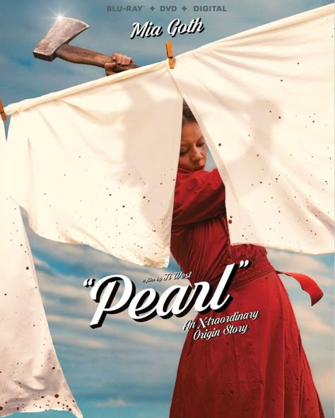 Pearl Movie, Pearl 2022, Ti West, Mia Goth, Indie Film, Independent Film, Film Poster Design, Dorm Posters, I Love Cinema