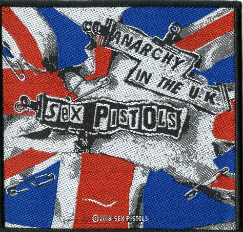 Anarchy In The Uk, Band Patches, Punk Patches, Punk Rock Bands, Judas Priest, Band Merchandise, Custom Patches, Foo Fighters, Denim Jackets