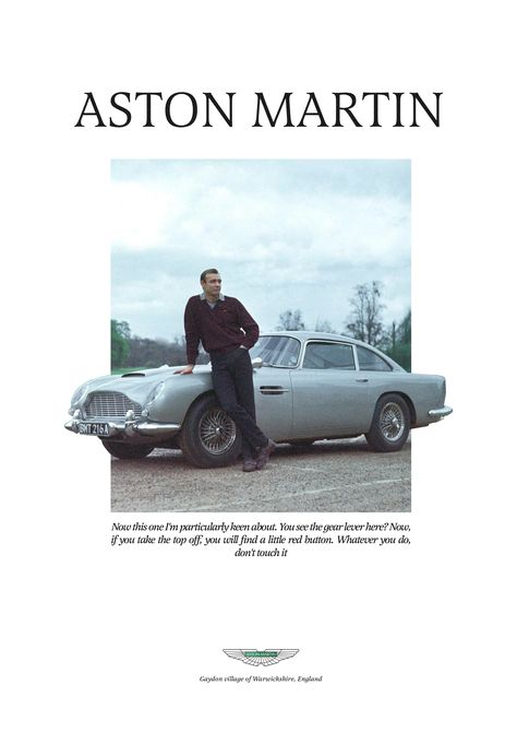 James Bond Poster, Bond Poster, James Bond Movie Posters, James Bond Cars, New James Bond, James Bond Style, Bond Cars, Aston Martin Db5, Movie Posters Design