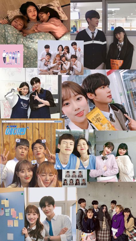 A Teen Web Drama, Ateen Kdrama, Teen Web, Korean Fashion Summer Casual, Teen Wallpaper, Teen Friends, Kdrama Memes, Web Drama, Weightlifting Fairy