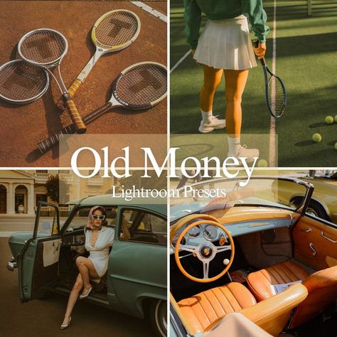 Download 15 Old Money Lightroom Presets to achieve a vintage, luxurious look with old money filters for Lightroom, Instagram, and iPhone. Perfect for mobile and desktop photo edits, Old Money Filter, Lightroom Settings, Vintage Edits, Filter Effects, Lightroom Filter, Instagram Mood Board, Old Money Aesthetics, Money Aesthetics, Lightroom Tutorials