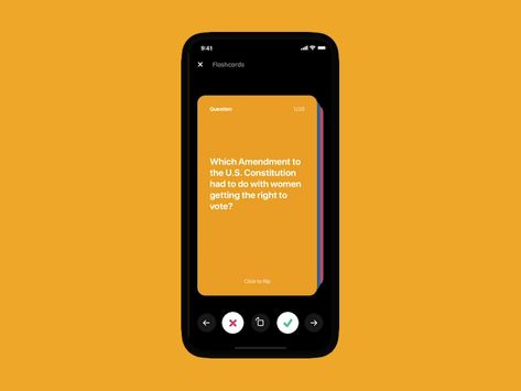 Flashcard Design, Micro Interaction, Flashcard App, Ux Design Principles, Ui Ux 디자인, App Design Layout, Card Ui, Quiz Design, Mobile App Design Inspiration