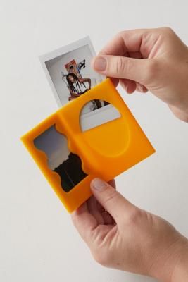 Display your favourite instant photos with this double photo frame. Complete with one oval and one abstract photo space to store your memories forever. **Content + Care** \- 2mm Acrylic \- Wipe clean **Size** \- L: 10.4cm x W: 8.6cm x H: 3.4cm | Instax Double Photo Frame - Yellow L: 10.4cm x W: 8.6cm x H: 3.4cm at Urban Outfitters Double Picture Frame, Photo Frame Shop, Double Photo Frame, Double Photo, Double Picture, Polaroid Frame, Instant Photos, Mini Frames, Mini Photo