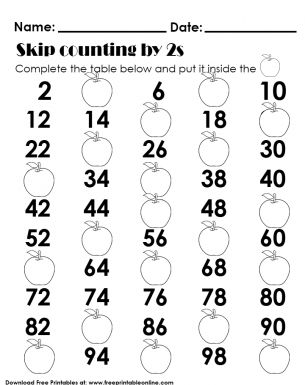 Third Grade Math Activities, Classroom Bulletin Boards Elementary, Skip Counting Activities, Skip Counting Worksheets, Learning Websites For Kids, Counting By 2's, Hand Lettering Worksheet, Counting For Kids, Kids Worksheets Preschool