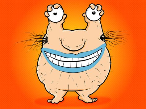 Krumm by Anthony Savage Real Monsters Cartoon, Ahh Real Monsters, Aztec Tattoo, Monster Drawing, Real Monsters, Cartoon Artwork, Horror Artwork, Tooth Gem, Monster Characters