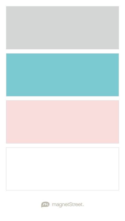 White Wedding Color Palette, Blush And White Wedding, Calendar Magnets, Custom Refrigerator, Turquoise Color Palette, Diy Nursery Decor, Diy Nursery, Save The Date Magnets, Wedding Color Palette