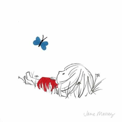 Jane Massey, 강아지 그림, Cute Drawing, Looking For Something, Cute Easy Drawings, Cute Little Drawings, Line Art Drawings, Doodle Drawings, A Butterfly