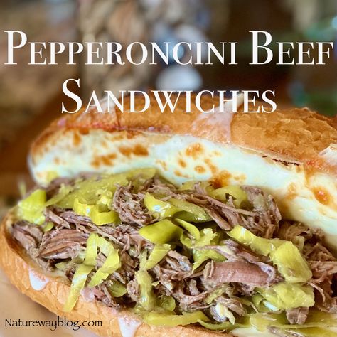 Easy Italian Beef, Slow Cooker Italian Beef Sandwiches, Pepperoncini Beef, Italian Beef Crockpot, Italian Beef Sandwich, Italian Beef Recipes, Slow Cooker Italian, Slow Cooker Italian Beef, Italian Beef Sandwiches