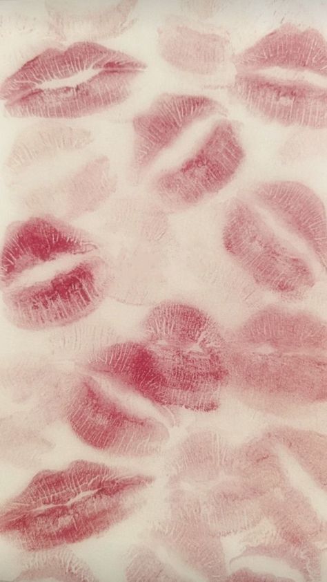 #kiss #kisswallpaper Hot Pink Kiss Lips Wallpaper, Kiss Backgrounds Aesthetic, Kissmark Lipstick Wallpaper, Kiss Wallpaper Love, Kiss Mark Aesthetic Wallpaper, Kiss Marks Wallpaper, Pink Kiss Aesthetic, Kiss Photo Idea, Lip Stickers Kiss