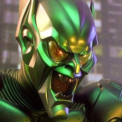 Green Goblin Spiderman, Spiderman Tattoo, Norman Osborn, Iconic Movie Characters, Green Characters, Django Unchained, Willem Dafoe, No Way Home, Marvel Villains