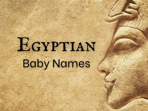 The Egyptian people are known for having beautiful qualities — generosity, kindness, hospitality. If these are qualities you envision for your baby, then you may want to consider a name from this beautiful list of Egyptian baby names. Take a look! #babynames #boynames #girlnames Egyptian Last Names, Ancient Egyptian Names Female, Egyptian Names For Boys, Egyptian Names And Meanings, Egyptian Names Female, Egypt Names, Ancient Egyptian Names, Egyptian Words, Traditional Boy Names