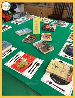 Fourth and Fritcher: How to Host a Book Tasting in an Elementary Classroom Library Day, Library Orientation, Book Tasting, Elementary Books, Genre Of Books, Elementary Library, Easy Books, Library Activities, Biography Books