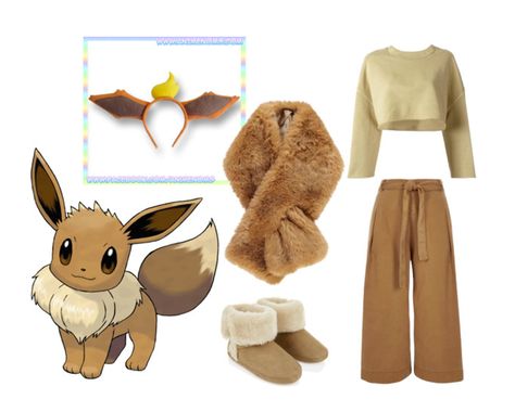 Eevee Costume Women, Pokemon Halloween Costume Women, Eevee Costume Diy, Pokémon Halloween Costume, Pokemon Costumes Women, Pokemon Inspired Outfits, Misty Costume, Pokémon Costume, Pokemon Costumes Diy