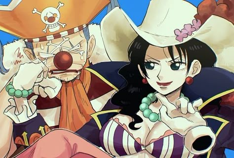 Buggy Pirates, Alvida One Piece, Captain Buggy, Husband Anime, Future Pirate, Cross Guild, Jeff Ward, Buggy The Clown, Nami Luffy