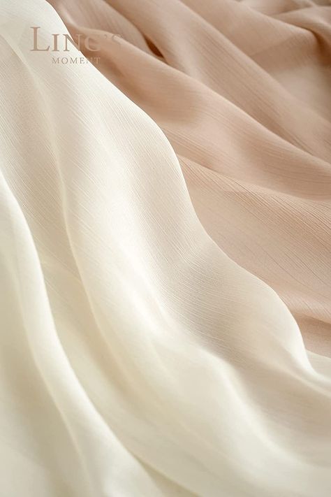 Amazon.com: Ling's moment Nude & Cream Silky Crinkle Chiffon Like Table Runner 30" x 120" (Set of 2) for Sweetheart Table Wedding Party Bridal Shower Decoration : Home & Kitchen Beige Wedding Party, Table Beige, Draping Wedding, Bridal Shower Decoration, Barrel Room, Sweetheart Table Wedding, Beige Wedding, Birthday Planning, Vintage Wedding Decorations