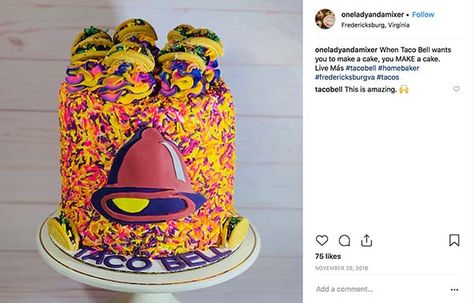 Taco Bell Birthday Party, Taco Bell Cake, Taco Bell Party, Taco Bell Wedding, Taco Cake, Spectacular Cakes, Kawaii Girl Drawings, Rolls Easy, Best Wife Ever