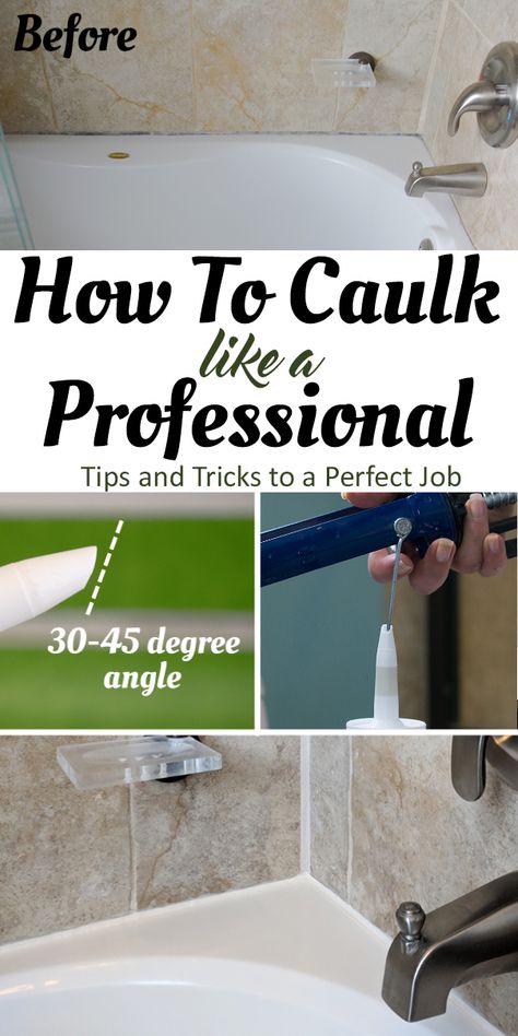 Bathroom Caulk, Caulking Tips, Home Remodeling Diy, Fayetteville Nc, Home Fix, Shower Surround, Diy Home Repair, Diy Remodel, Design Your Dream House