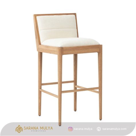 Kursi Bar, Cafe Bar, Bar Stools, Teak, Cafe, Satin, Hotel, Bar, Furniture