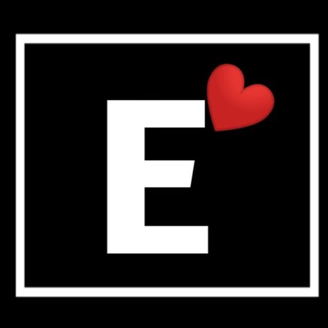 Love Sms, Beautiful Wallpapers For Iphone, Name Wallpaper, Love My Boyfriend, Letter E, Black And White Aesthetic, Letter Set, Heart Wallpaper, Men Fashion Casual Outfits