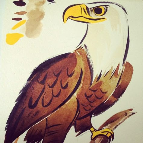 Cute Eagle Drawing Kawaii, Cute Eagle Illustration, Eagle Illustration Design, Eagle Cartoon Drawing, Cute Eagle Drawing, Eagle Character Design, Eagle Doodle, Egale Drawing, Draw Eagle